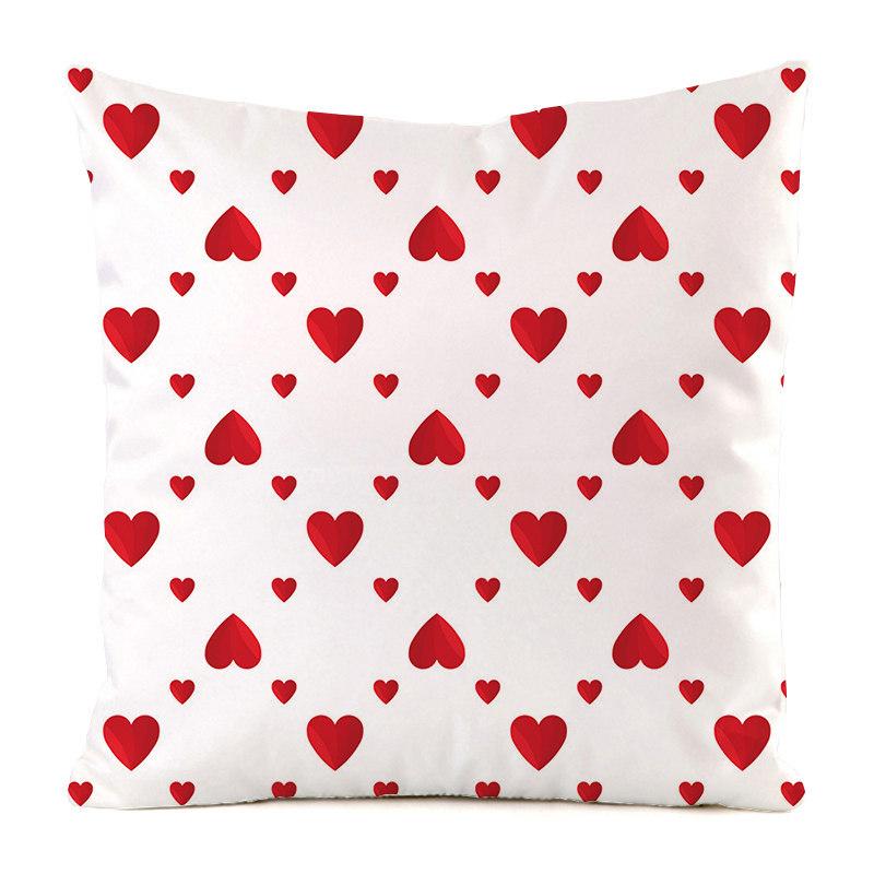 Nordic Geometric Spot Pattern Digital Printing Short Plush Pillow Covers For Car Sofa Office Cushion Cover Home Goods