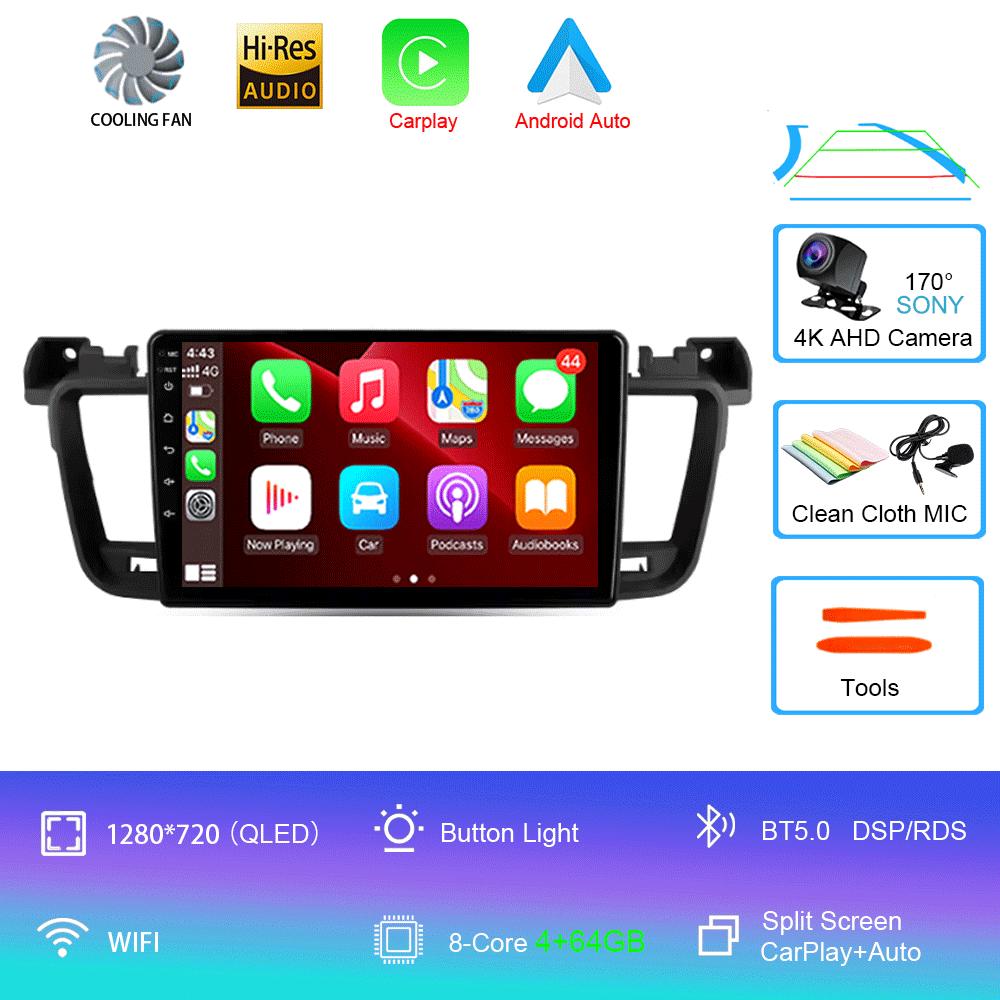 Android 14 For Peugeot 508 2011 - 2018 Car Radio Multimedia Video Player Navigation GPS No 2din 2 Din DVD
