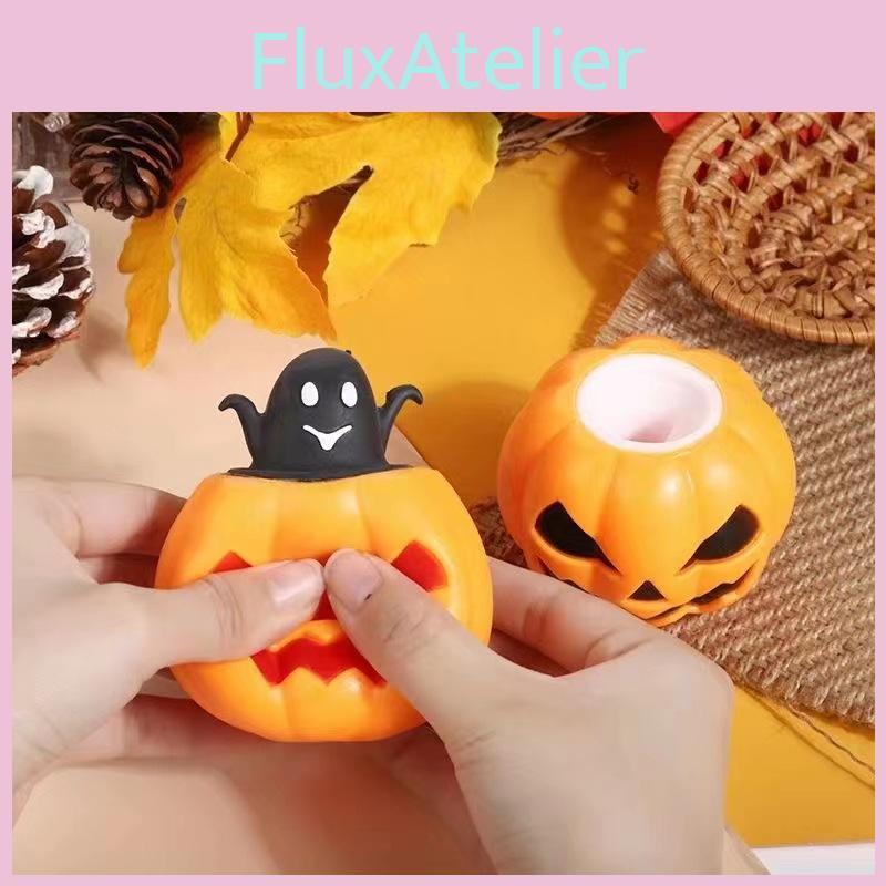 Neues Halloween Kürbis Quetschspielzeug Einzigartiges und lustiges Neuheitsspielzeug für Nachtmärkte