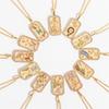 Twelve Constellation Pendant Necklace with Zircon, Gold Plated Clavicle Chain, Retro Jewelry Gift for Women