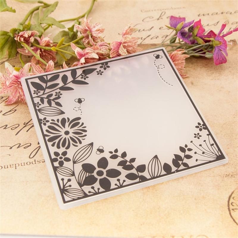 Fakturowana Teczka do Wytłaczania Rękodzieło Papierowe Szablony do Wytłaczania Szablony do Rękodzieła dla Dzieci Tworzenie Kartek Scrapbooking Album na Zdjęcia