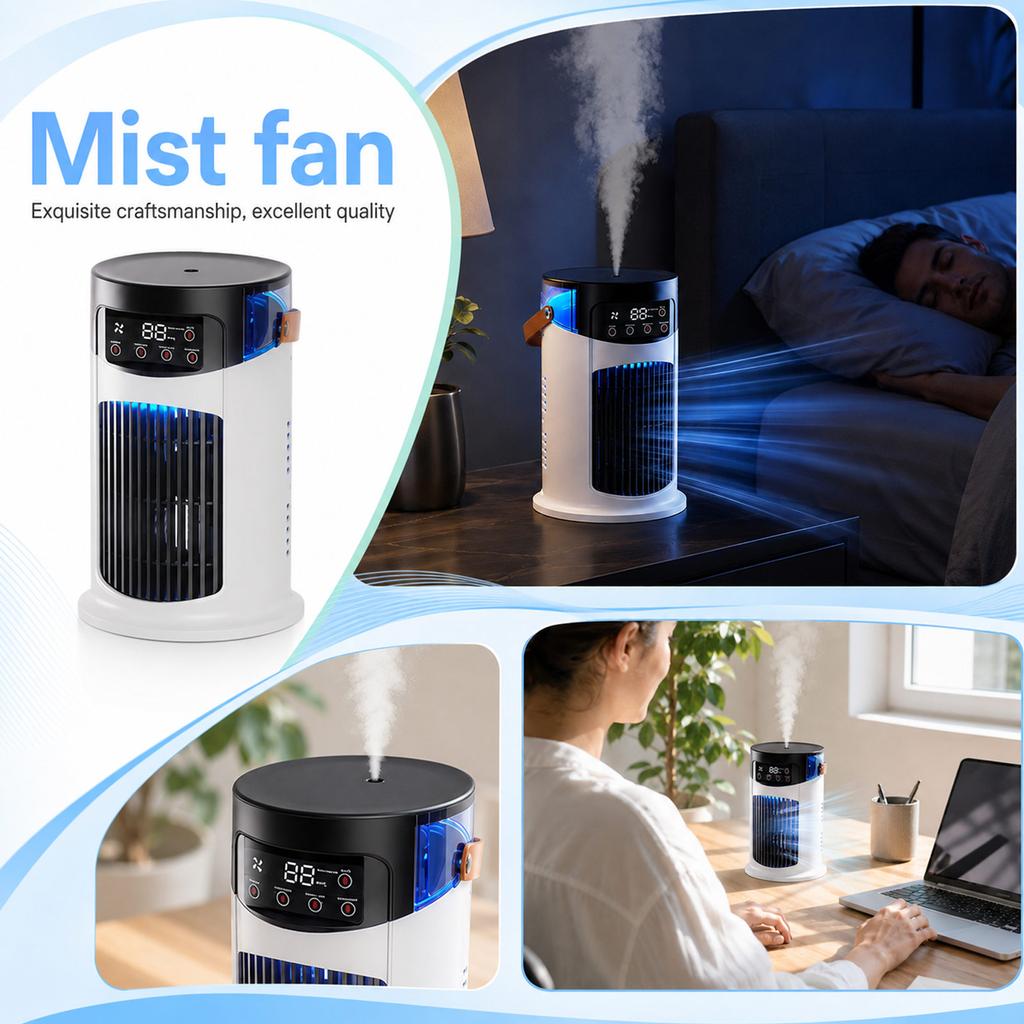 Portable Fan with Rechargeable Battery for Outdoor Personal