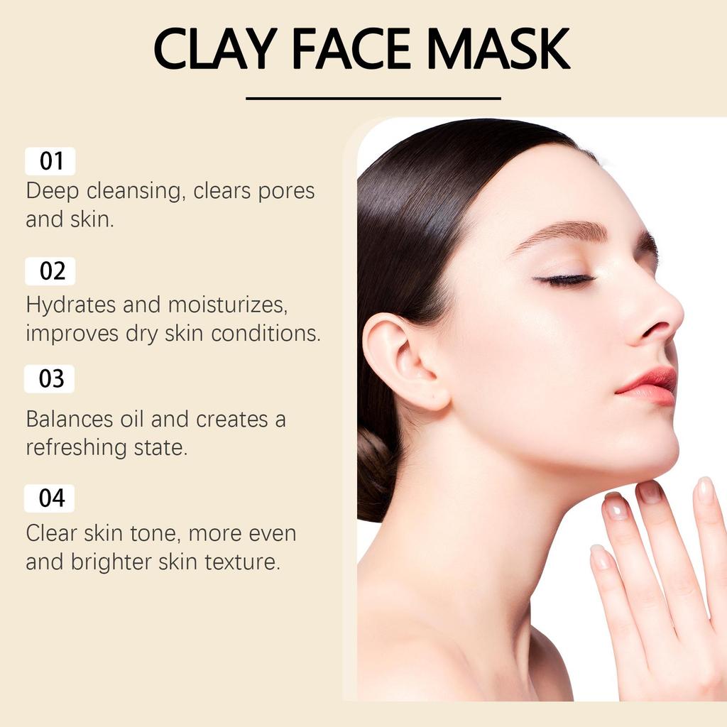 Hoygi Exfoliating Facial Mask Turmeric Exfoliating Facial Mask Improve Pore Deep Cleaning Facial Mask Apply