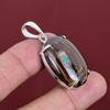 Ethopian opal in boulder opal pendant very pretty gemstone jewelry handmade pendant 925 sterling silver pendant unique pendant gifts for mom