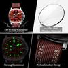 POEDAGAR Quartz Movement Luminous Hands Watch Mens Casual Nylon Strap Date Male Wristwatches Waterproof Clcok