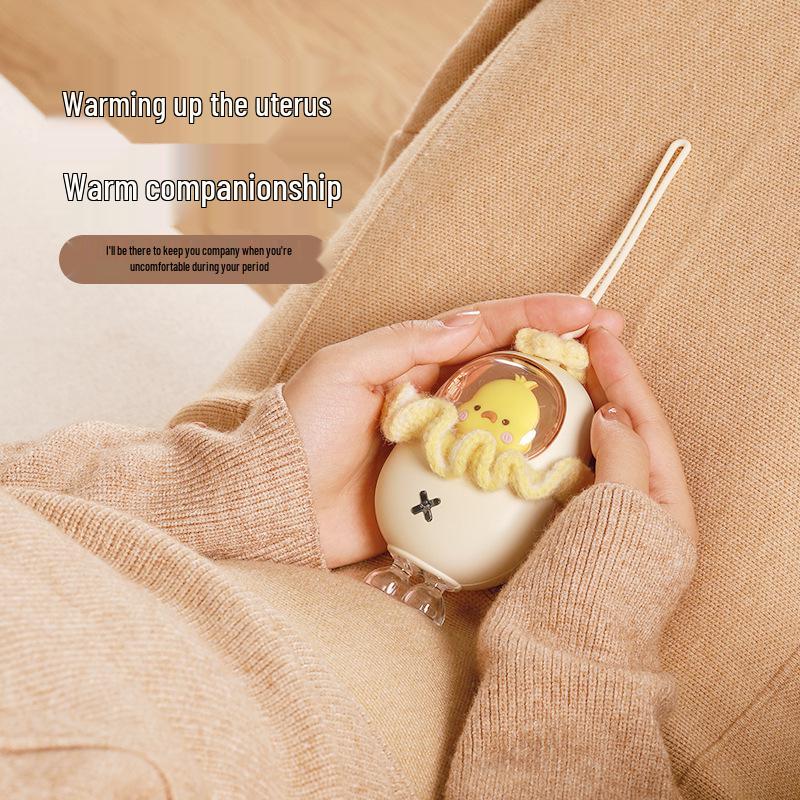 Cartoon Mini Hand Warmer: Cute, Portable, Rechargeable Electric Warmer for Babies and Pets.