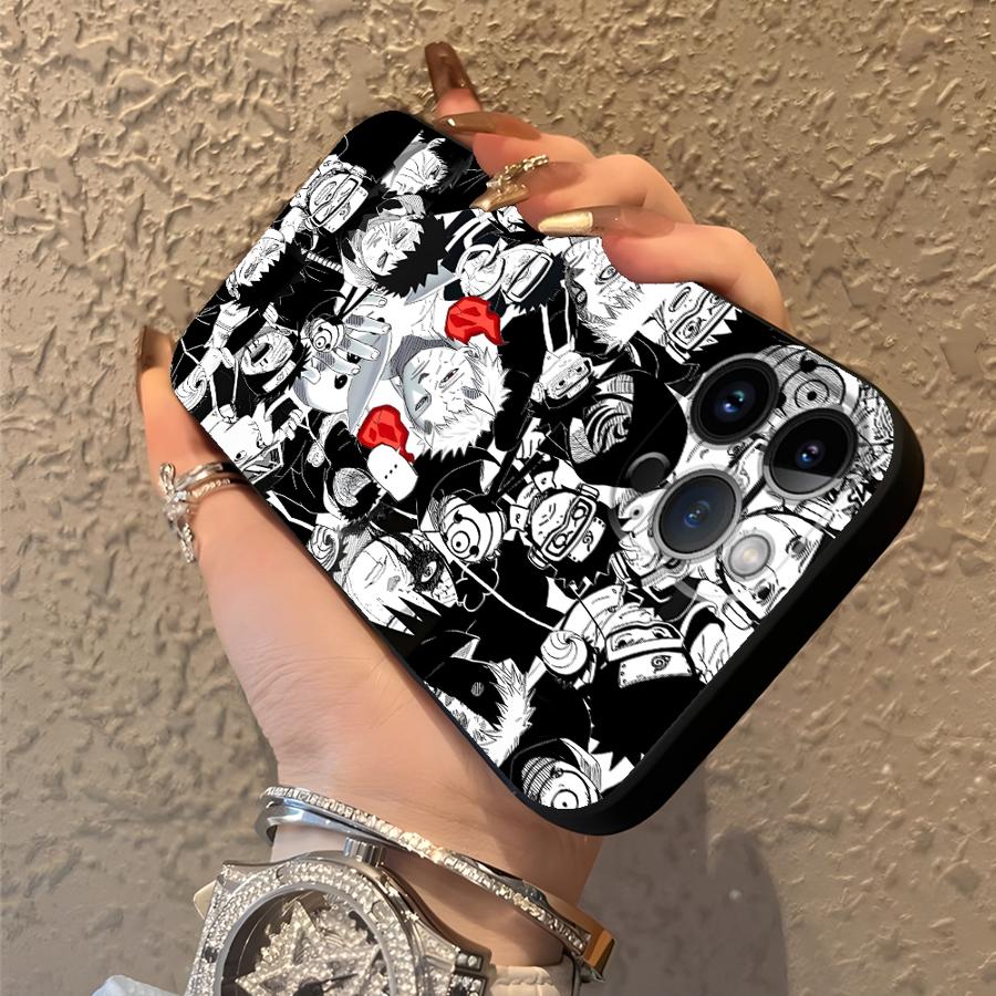 Soft Back Phone Cover Case for iPhone 13 Mini 17 16 Pro Max SE 17Air 12 14 X XS XR 7 8 11 15 Plus Uchiha Obito Anime