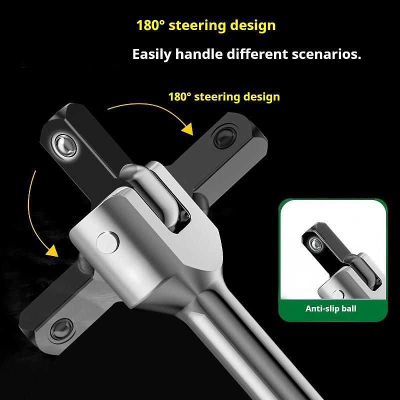11inch Heavy-Duty 1/1-1/8 F-Type Socket Wrench, Extended Labor-Saving Universal Torque Booster, Auto Repair Workshop Tool