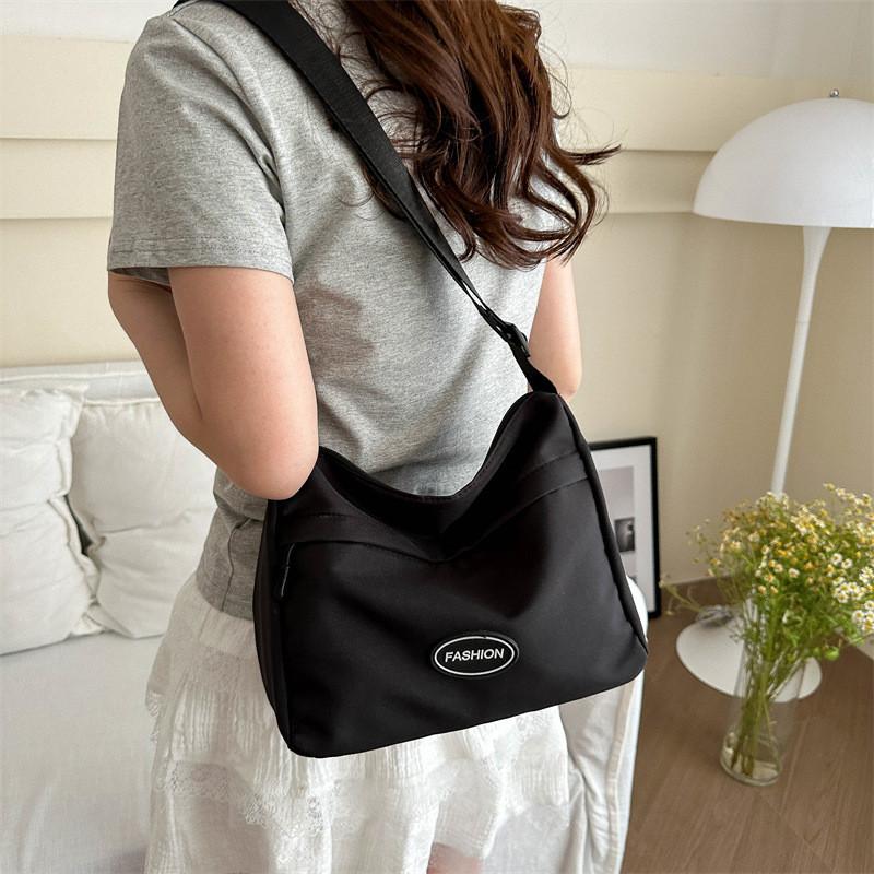 Stylish Large Capacity Simple Tote Bag For Students And Daily Use In Trendy Oxford Cloth