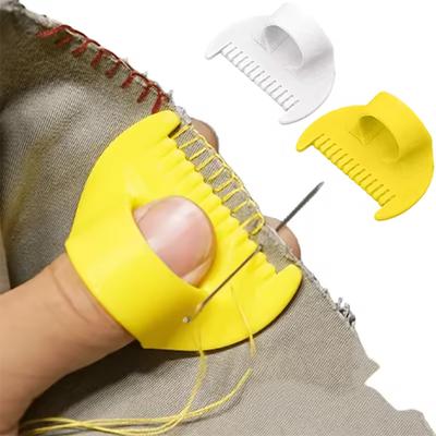 2-10 Stuks Doe-het-zelf Handnaaien Rand Lockstitch Sjablonen Accessoires Huis Stof Vingerhoed Apparaat 3/4 mm Afstand Plastic Naaihulpmiddelen