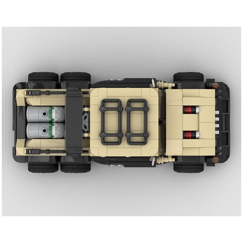 568-piece small particle building blocks, new truck and car MOC vehicle construction model, boys' toy gift.