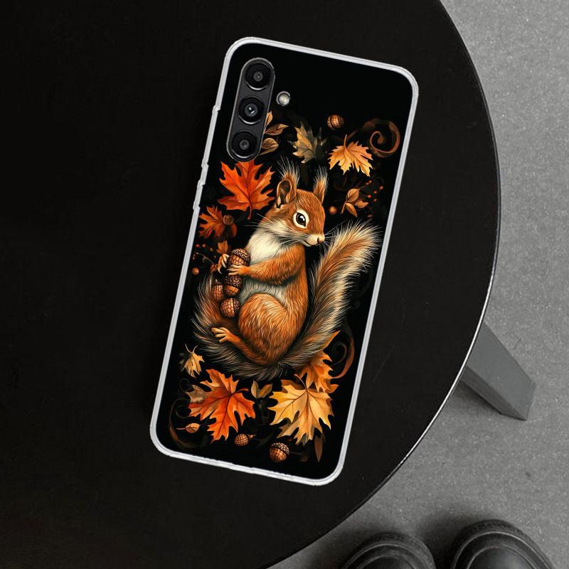 Animal Squirrel Phone Case Cover for Samsung Galaxy A17 A16 A26 A36 A56 A57 A37 A15 A25 A35 A55 A14 A24 A34 A54 A13 A23 A33 A53