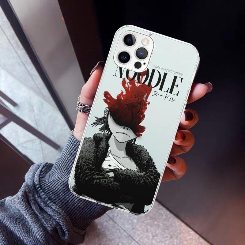 Gorillaz Anime Phone Case for Apple iPhone 17 Air 16 16E 15 14 Plus 13 Mini 12 11 Pro Max 7 8 + SE 2020 Soft Cover Fundas 16 15