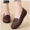 Women Flats Wedge Leather Fashion Comfortable Shoes Women Slip On Nurse Shoes Moccasins Outdoor Plus Size Tenis Feminino