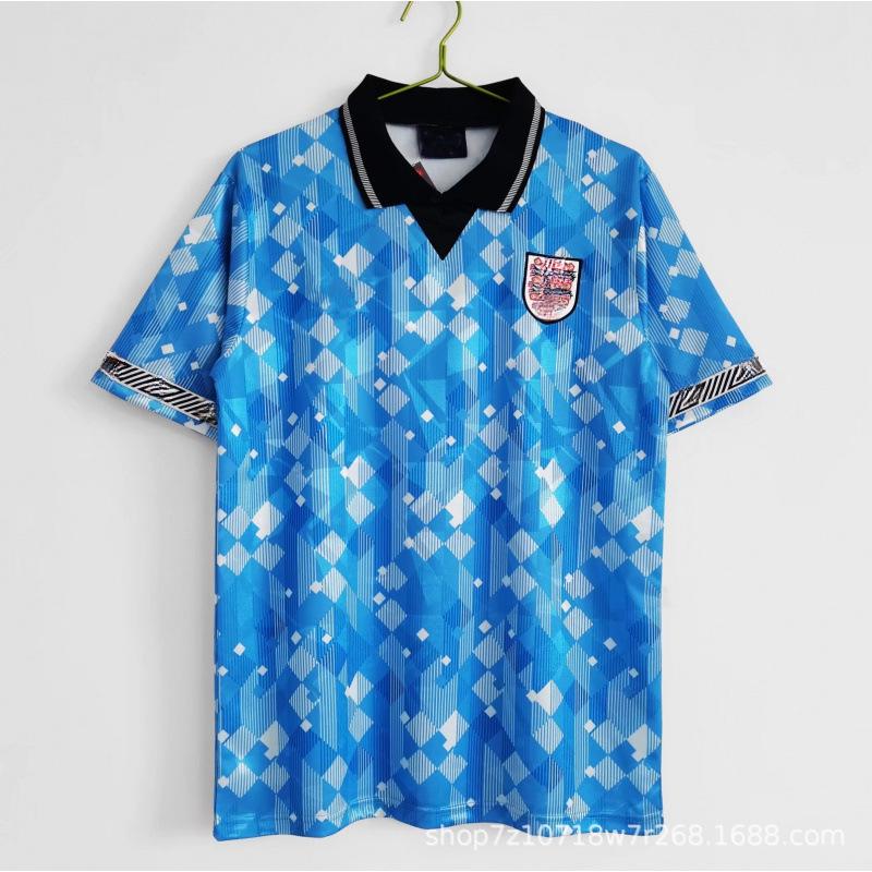 Vintage England Shirt Classic Collection 1990-1996-1998-2002 Home and Away Short Sleeve Football Shirt