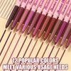 Matte Waterproof Sweatproof Lip Liner,Long Lasting,Fine,and Smudge Proof.A Must Have Lip Liner for Beginners,Easy To Apply,Versatile for Everyday Use