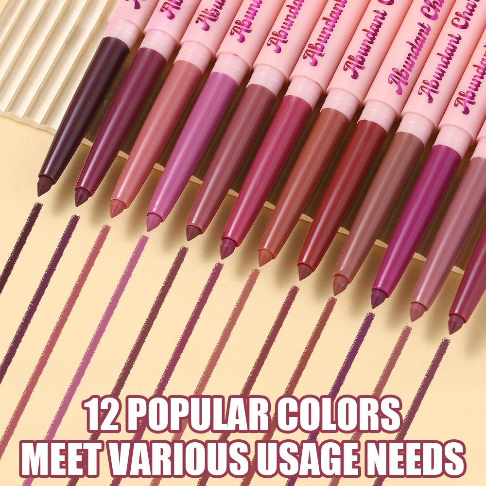 Matte Waterproof Sweatproof Lip Liner,Long Lasting,Fine,and Smudge Proof.A Must Have Lip Liner for Beginners,Easy To Apply,Versatile for Everyday Use