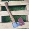All-Steel Survival Axe: Forged for Chopping, Deboning, and Wood Cutting