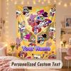 Custom Personalized Tapestry,The Amazing Digital Circus Print Custom Name Text Wall Art Hanging for Bedroom