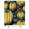 Tuniu Pumpkin Pattern Shower Curtain Unique Fall Halloween Decorative Bathroom Curtain For Home Decor