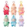 1Pc For Labubu 3 Heartbeat Macaron Enamel The Monsters Face Blind Pvc Figurine Tabletop Ornament Kawaii Doll Kid Birthday Gift Key Rings