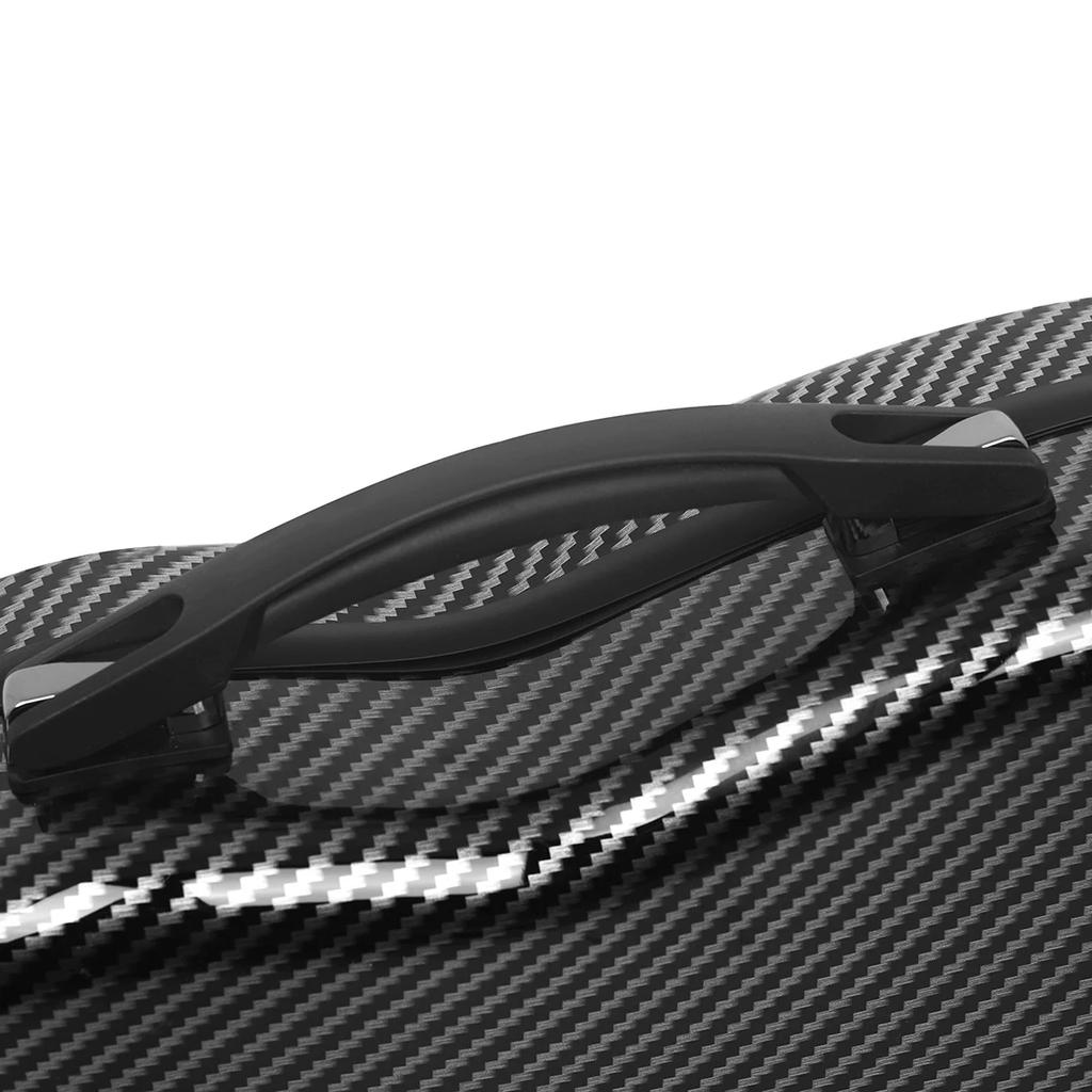 IRIN 4/4 Violin Case Carbon Fiber Colorful Violin Case with Hygrometer Adjustable Double Shoulder Strap Violin Parts Accessories