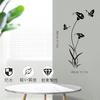 FLORPERRY Wall Sticker Mirror 3D Acrylic Wall Sticker Wall Decal Wall Sticker DIY Wall Decal Wall Decoration Tile Sticker Flower Wall Decal Living