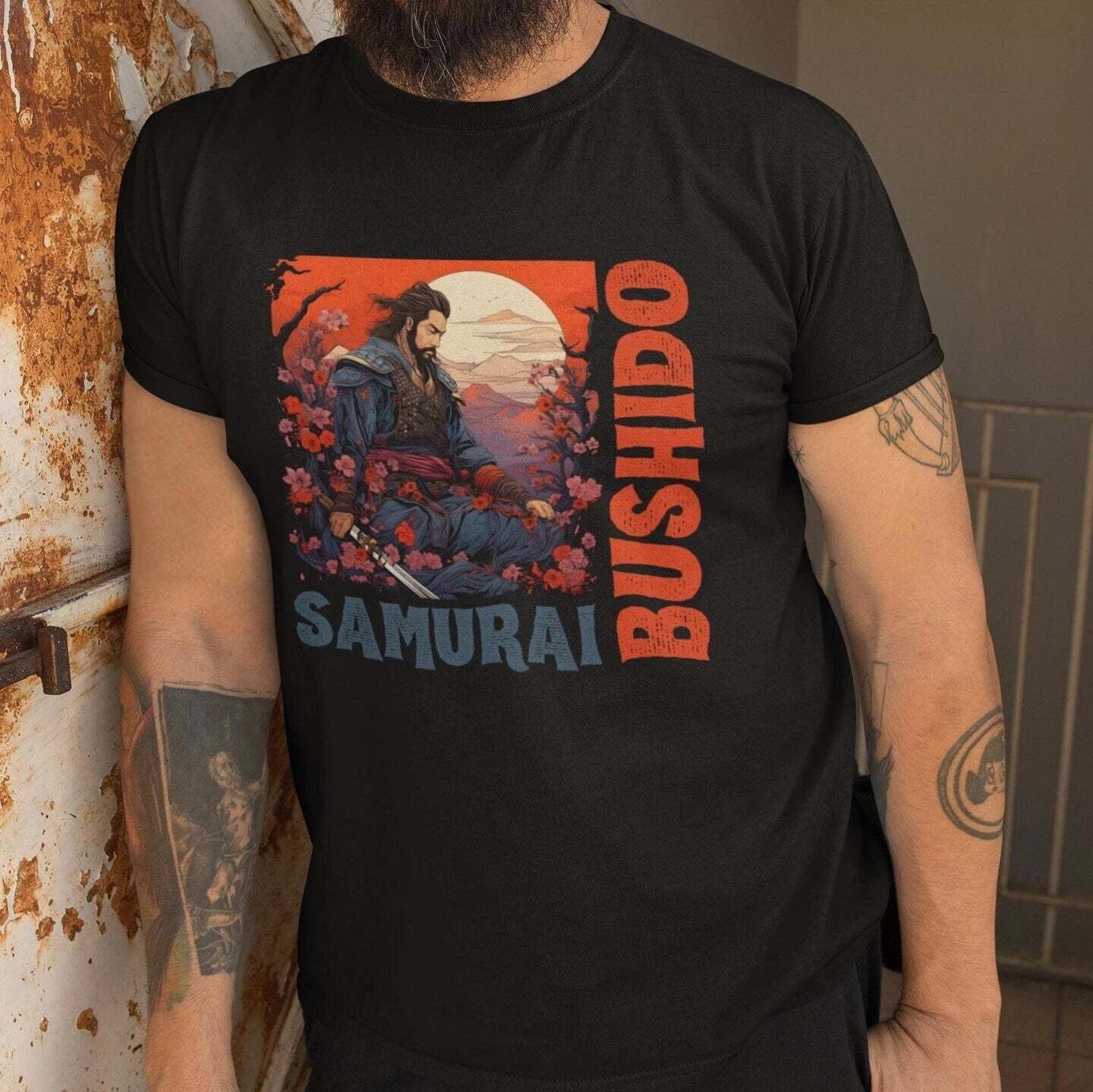 Samurai Warrior Japan T-shirt L