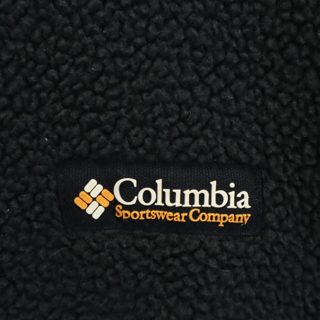 Columbia half button Fleece jacket S black Outdoor Pullover Women Used