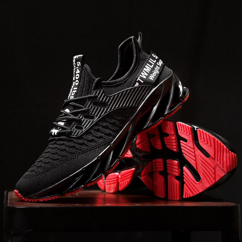Fashion Men's Shoes Blade Shoes Large-Size Autumn Flying Mesh Student Sports And Casual Running Shoes Fashionable Casual Lightweight