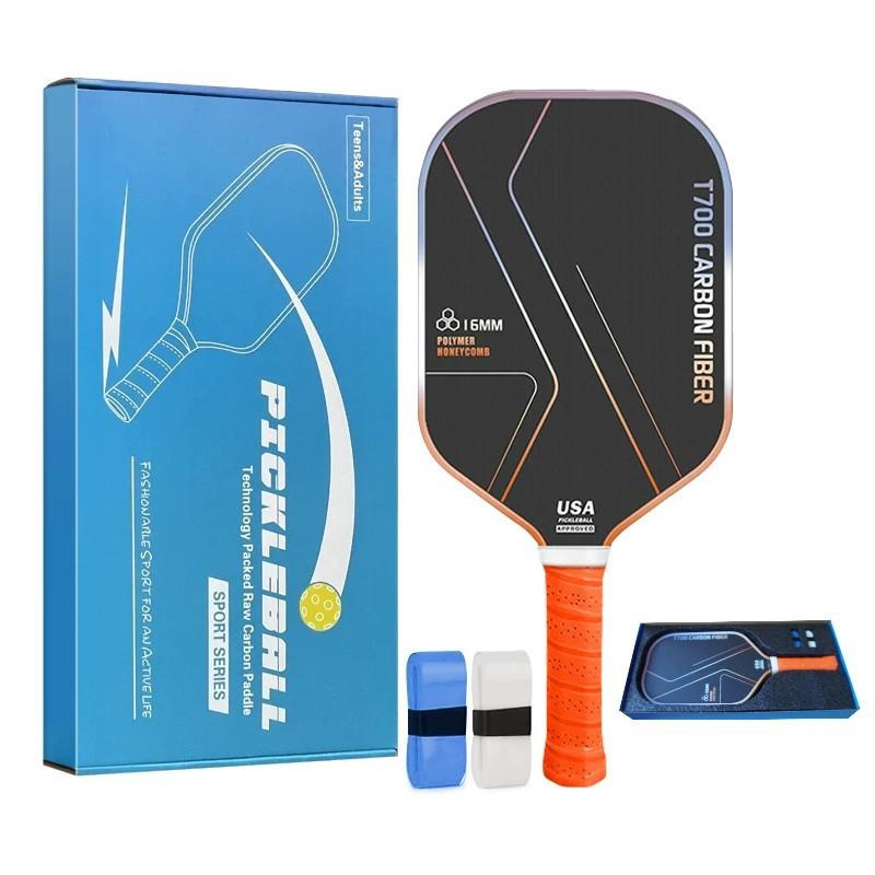 T700 Carbon Fiber Pickleball Paddles Professional Full Set Indoor Outdoor Play