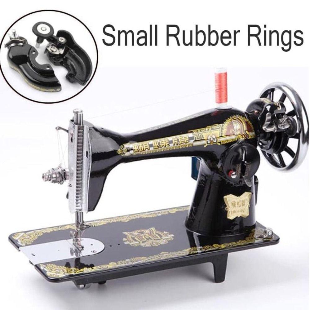 12pcs Black Sewing Machine Bobbins Rings Universal Rubber Rings  for Beginners or Professional
