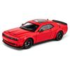 1/24 Dodge Challenger Hellcat Redeye SRT Alloy Sports Car Model Scale Car Diecast Metal Vehicle Sound and Light Childrens Toy Gifts