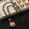 Light Luxury Alloy Explosive Sweater Chain, Small Fragrant Wind Pearl Necklace Retro Sweater Chain, Fashionable Versatile and Advanced