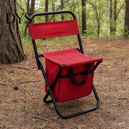 Fishing Chair with Bag Folding Bag, Collapsible Storage & Outdoor Backrest, Portable Backrest Stool for Fishing, Hunting, Camping, Travel