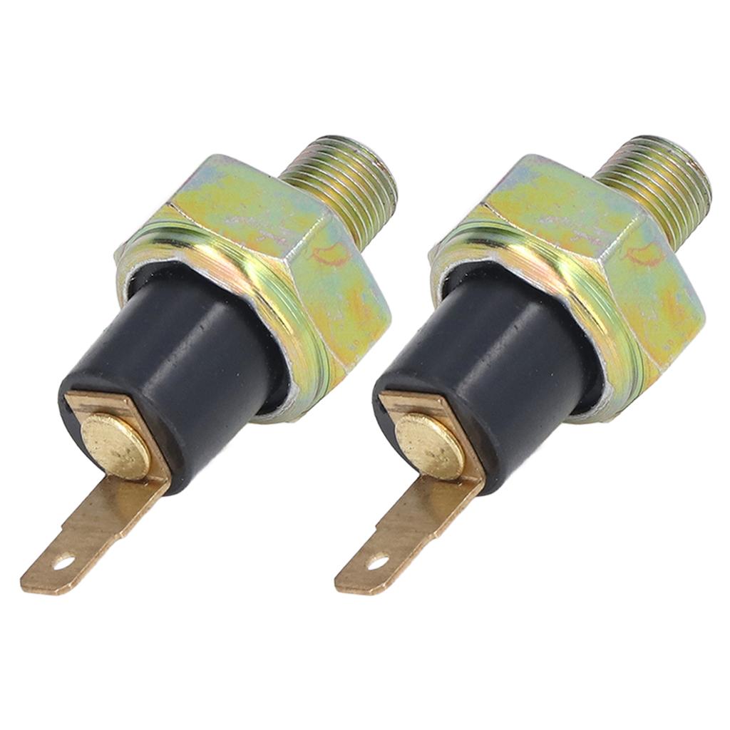 2Pcs Engine Oil Pressure Sensor Male Thread Oil Pressure Transducer for Air Cooled Diesel Engine