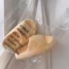 Bread slippers women's home summer thick bottom bathroom non-slip men's sandals