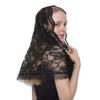 Thin Bride Mantilla White Head Covering Traditional Church Shawl  Headdress