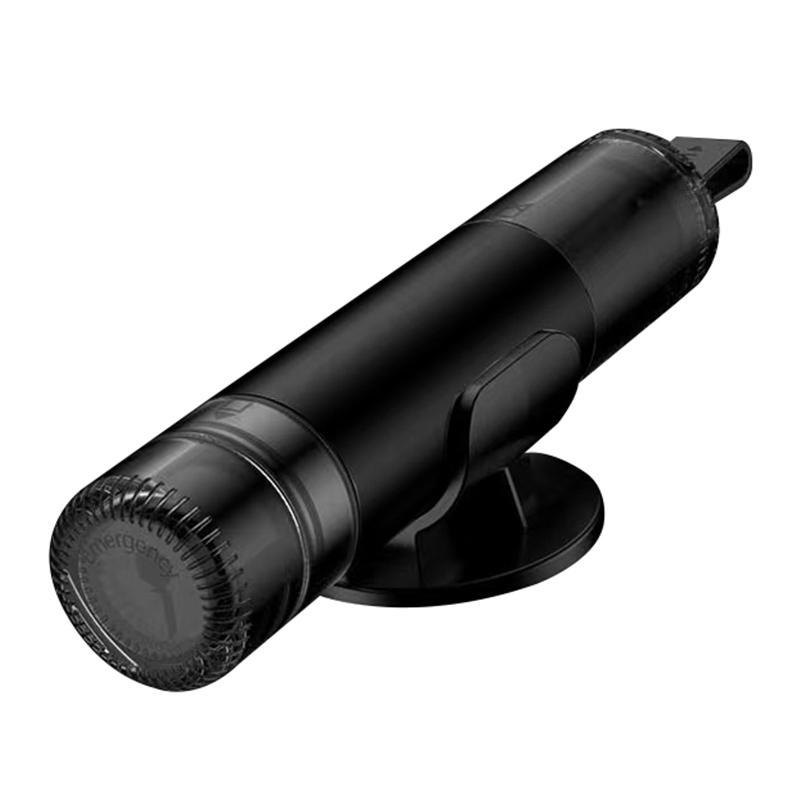 

Car Safety Hammer Window Glass Breaker and Seat Belt Cutter Emergency Escape Tool Black