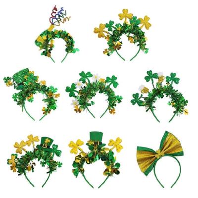 Clovers Shape Hair Hoop Women and Children Headwear Playfulness Hair Hoop for Festivals and Holiday Gatherings