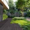 Interlocking Deck Tiles 36 Pack 12"x12" Waterproof for Porch Dark Brown