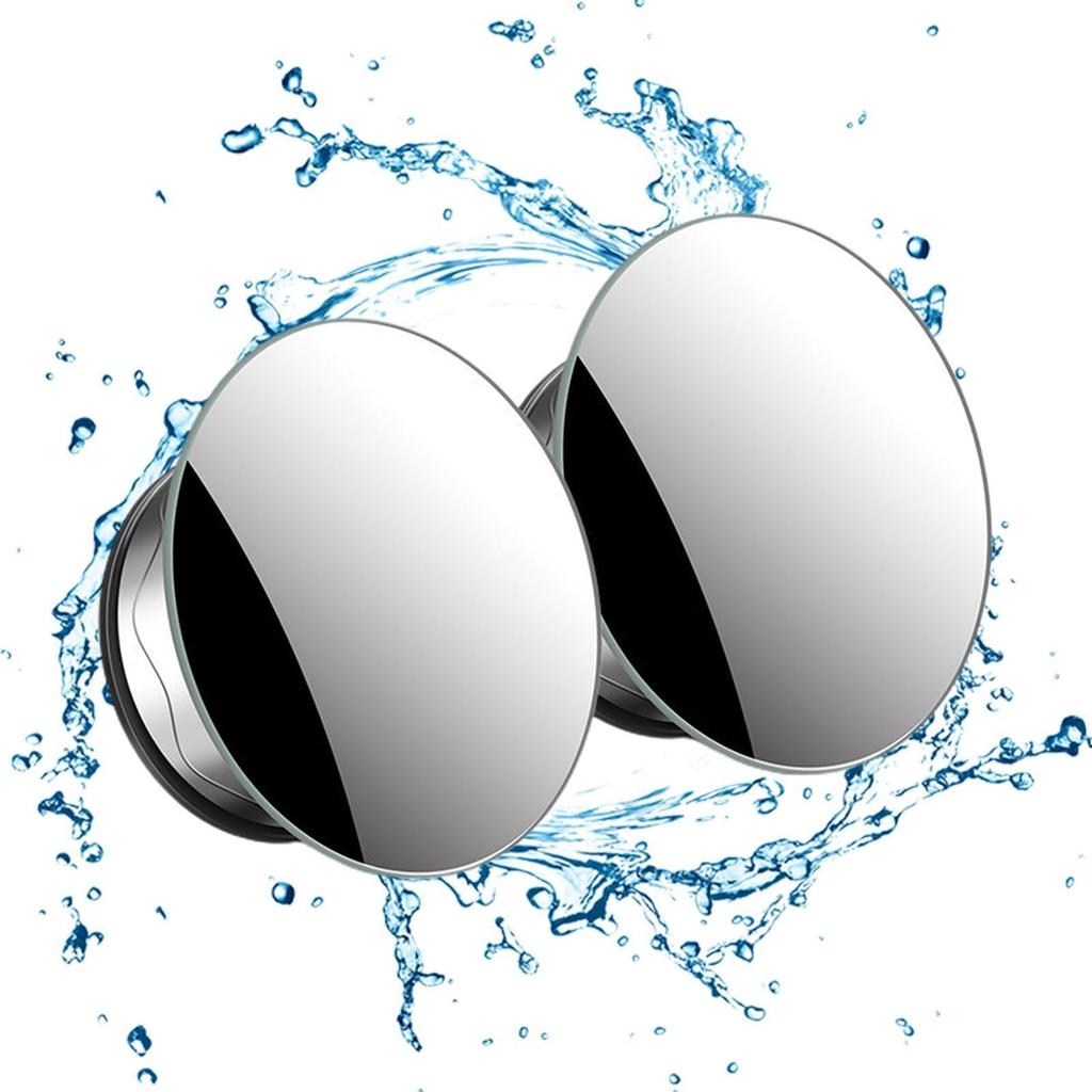 Blind Spot Car Mirror | Rimless Round Convex Car Mirror