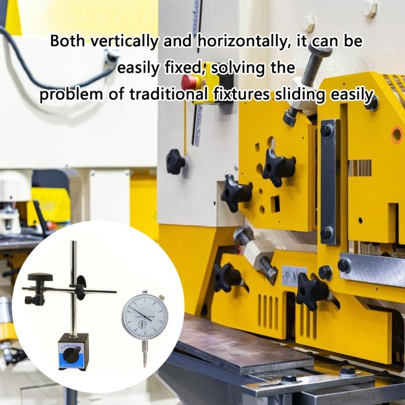 Adjustable Angles Magnetic Face Gauges with Corrosion Resistant Metal Base Easy To Use for Industrial Workshop Laboratory