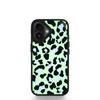 Green Background Leopard Print for 16Pro Personalized Cartoon for IPhone15ProMax for Apple 14Pro Anti-fall Protection 13