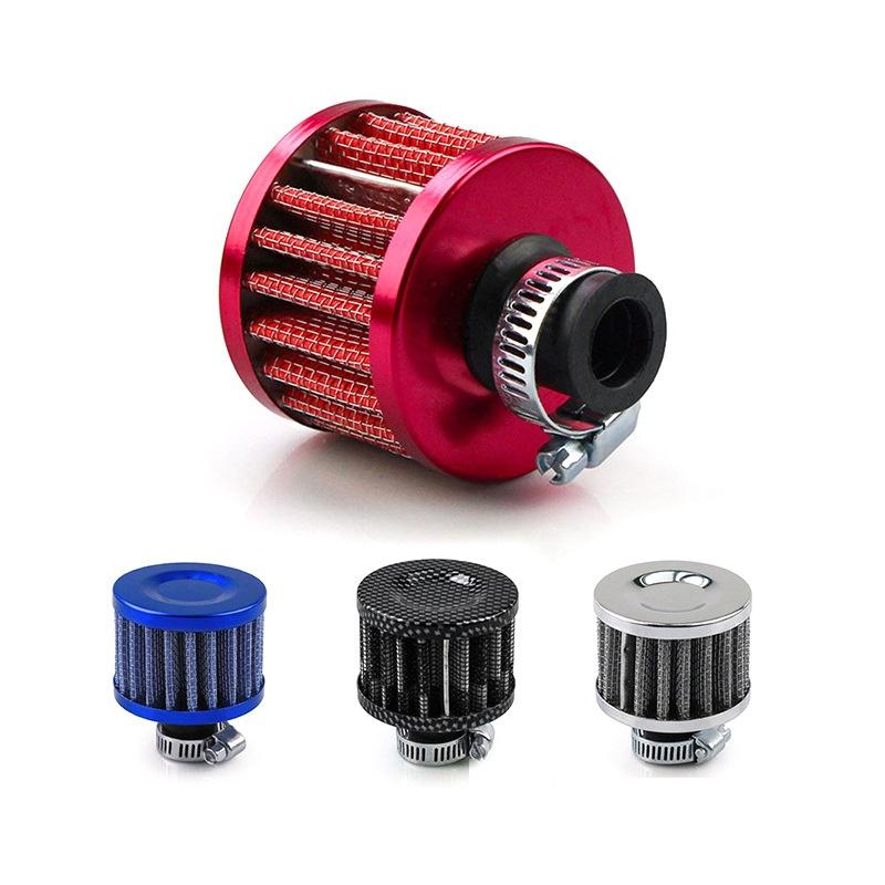 1 Stück Motorrad Turbo High Flow Racing Kaltluftansaugfilter Pilzkopf Universalschnittstelle Auto Luftfilter 12mm