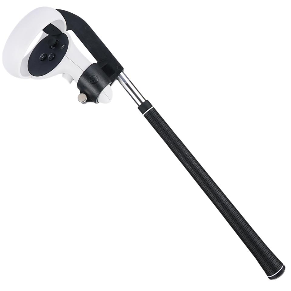 

VR Golf Club Handle Grip Attachment For Oculus Quest 2 Controllers Extension Games Accessories Realism Swing Golf Adapter