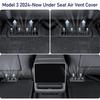 Under Seat Vent Cover for Tesla Model 3 Y Juniper 2026 2026 Air Condition Outlet Protector Rear Seat Air Vent Grill Accessories