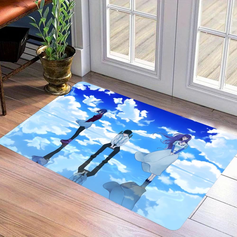 Tokyo Ghoul Floor Mat Flannel Door Mat Non-Slip Bedroom Living Room Home Decor