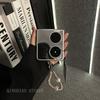 Ins Korean Simple Love Hand Chain Is Suitable for Huawei Ppocket Mobile Phone Case All-inclusive New Pockets Folding Screen 