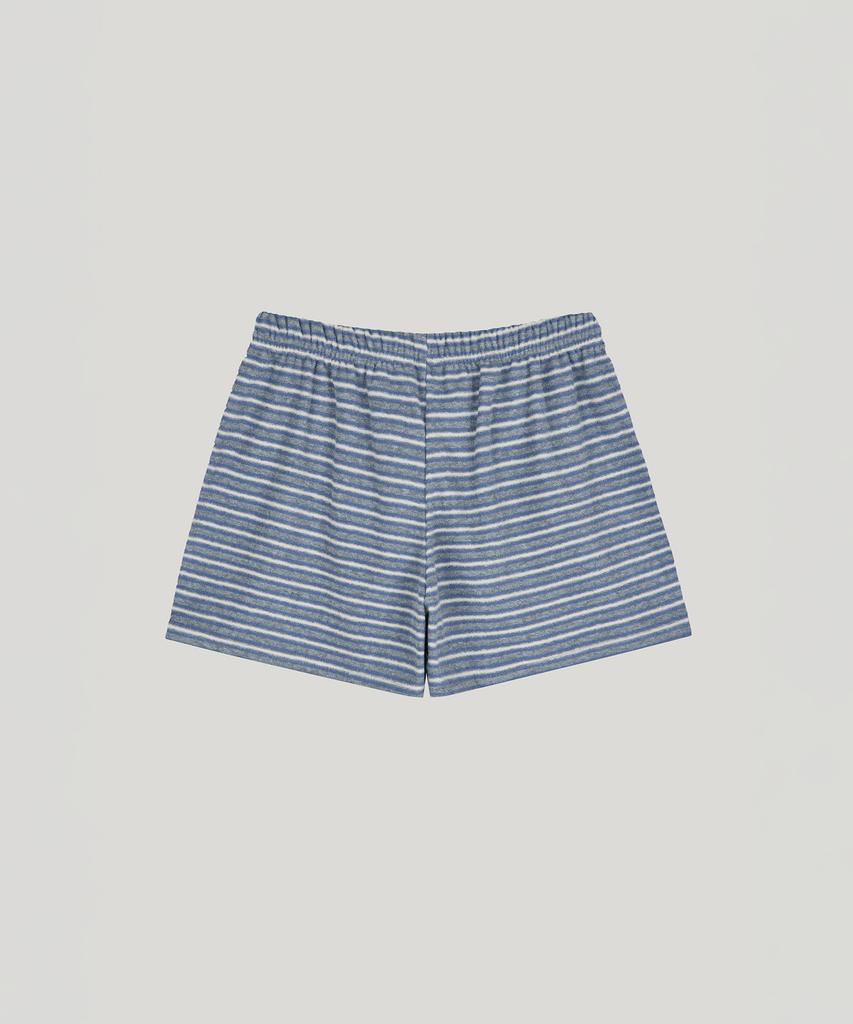Poeteuseoul Cozy Stripe Shorts_Blue